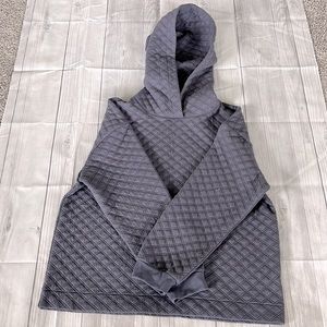 Madewell (RE)sourced Quilted Hoodie Sweatshirt size small. EUC